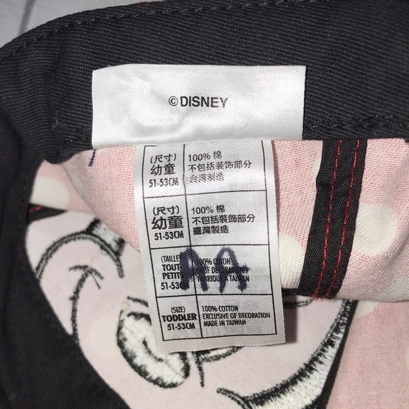 DISNEY PARKS Minnie Mouse Ears Polka Dot Hat Cap Embroidered XOXO TODDLER GIRL - Picture 11 of 12